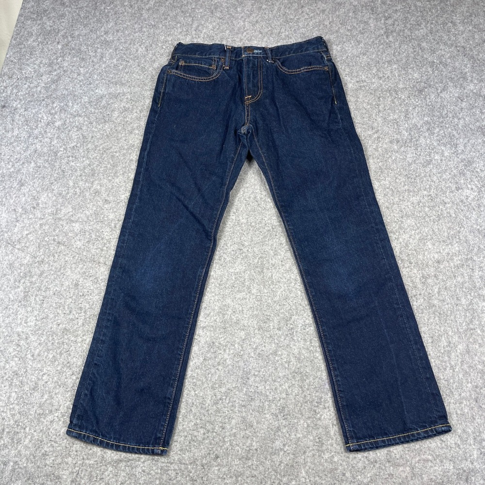 Abercrombie & Fitch Straight Leg Jeans Mens 28x28 Dark Wash Indigo Classic